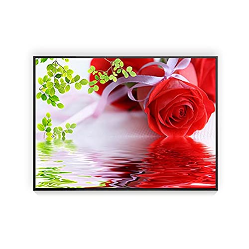 Peinture diamant rose géante pour sublimer votre décoration de salon