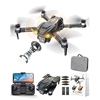 KALAHOL Drone with Camera for Kids Adults, 1080P HD Foldable RC Quadcopter for Boys Girls with Brushless Motor, Toys Gifts for Boys Girls, Drone for Beginners with Multiple Modes, 2 Modular Batteries