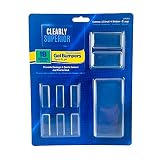Clearly Superior Furniture Bumpers, Door Stops & Wall Protectors – Rectangle Variety Pack of 18, Sma