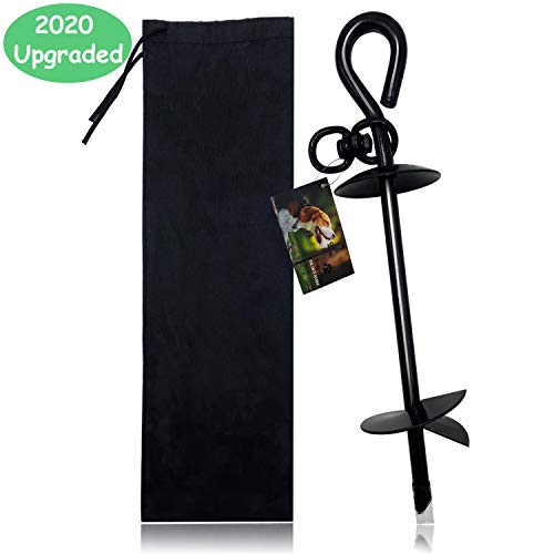 Premium Dog Tie Out Stake, Extra Heavy Duty Dog Anchor Spike for Tie-Out
