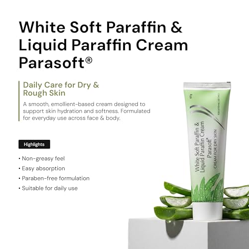 Image of Parasoft Moisturizing Cream with Aloe Vera - 60g | Deep Hydration Intense Moisturizer for Dry & Dehydrated Skin, Non-Greasy, All-Season Daily Skincare, Dermatologist Tested, Paraben-Free