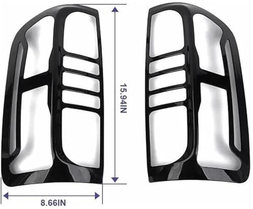 Luces traseras de coche marco protector negro para Chevrolet Colorado rutas off-road 2