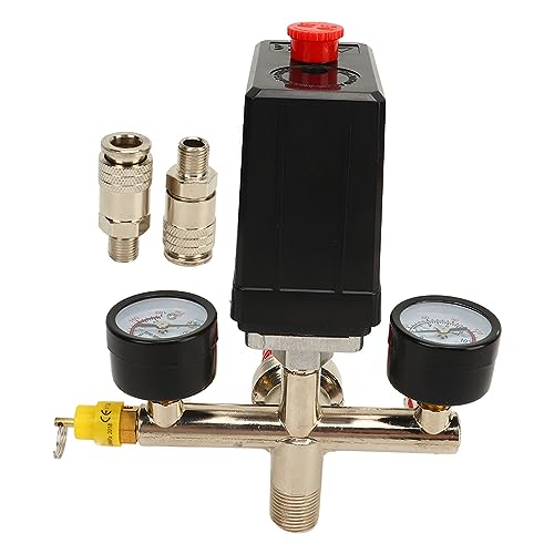 Compresseur d'air et pressostat double régulateur pour utilisation en atelier - 6