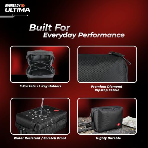 Image of Eveready EDC Kit Bag 10000mAh Power Bank, Perfect for Rakhi Gift