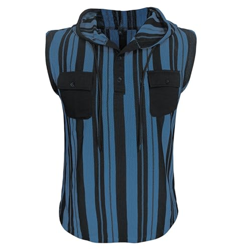 T t shirt homme sans manches avec poche poitrine pour sport et été