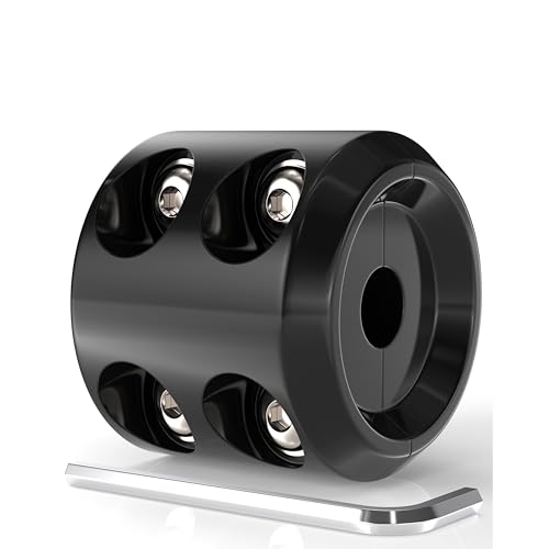 Rubber Winch Stopper for Cable Hook, Rubber Rope Line Saver for ATV UTV SUV Winches, with Allen Wrench (Black)