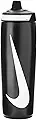 Nike Refuel Bottle 24 oz Sports Bottle BPA Free Airtight (Black/Black/White)