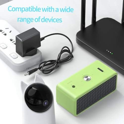 9V 2A Power Adapter, AC 100-240V to DC Converter with Plug (Type G/Male to Female) - Compatible with LED Strip, Cameras, Routers, Smart Devices, 120cm Cord (Global Voltage) - Image 6