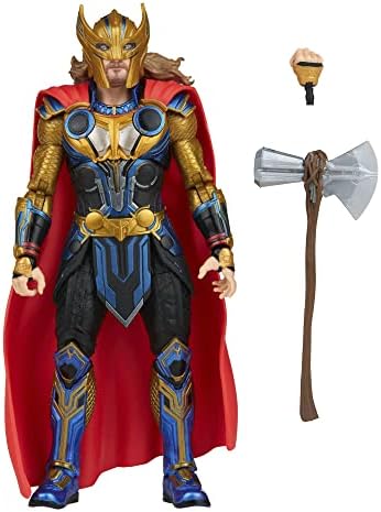 Marvel Legends Series Thor: Love and Thunder Thor Action Figure 6-inch Collectible Toy, 3 Accessories