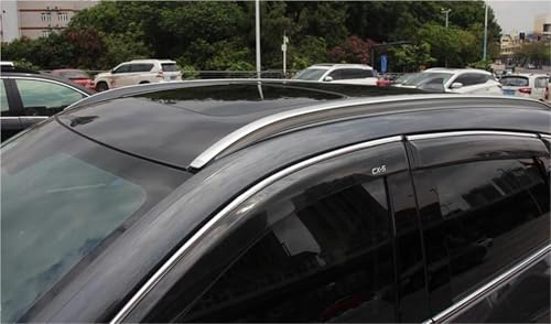 Barres de toit aluminium argent premium pour Mazda CX-5 - 4