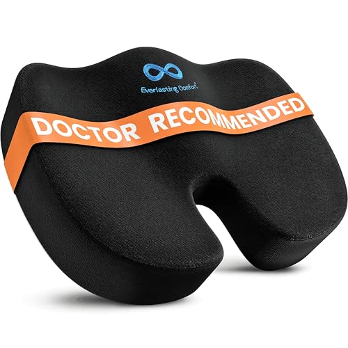 Everlasting Comfort Doctor Recommended Memory Foam Seat Cushion for...