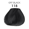 Adore Semi Permanent Hair Color - Vegan and Cruelty-Free Hair Dye - 4 Fl Oz - 118 Off Black (Pack of 3)