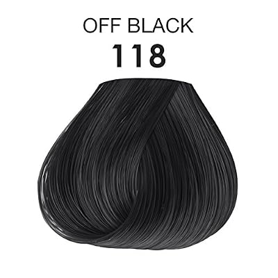 Adore Semi Permanent Hair Color - Vegan and Cruelty-Free Hair Dye - 4 Fl Oz - 118 Off Black (Pack of 3)