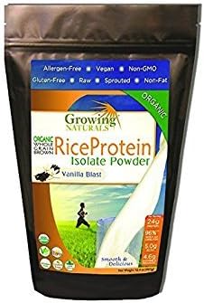 Growing Naturals Rice Prot Pwd Og2 Vanilla 16.4 Oz