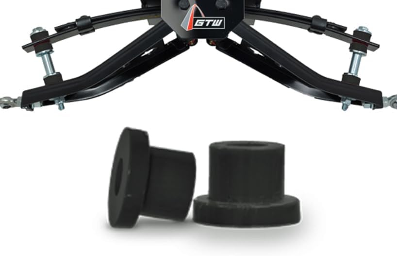 GTW Replacement A-Arm Bushing Set Golf Cart Lift Kits | Also Compatible with MadJax Lift Kits - Black