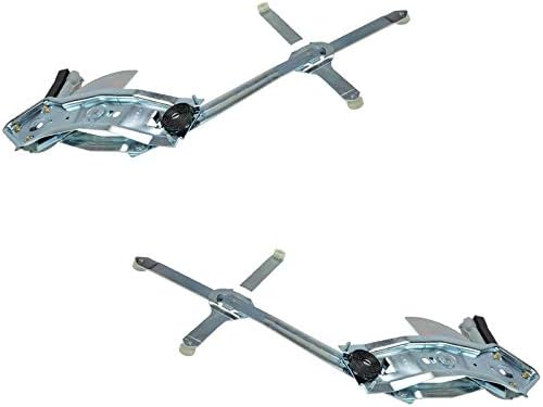 Power Window Regulators w/Motor Front Pair Set Compatible with Chevy Pickup Blazer Truck