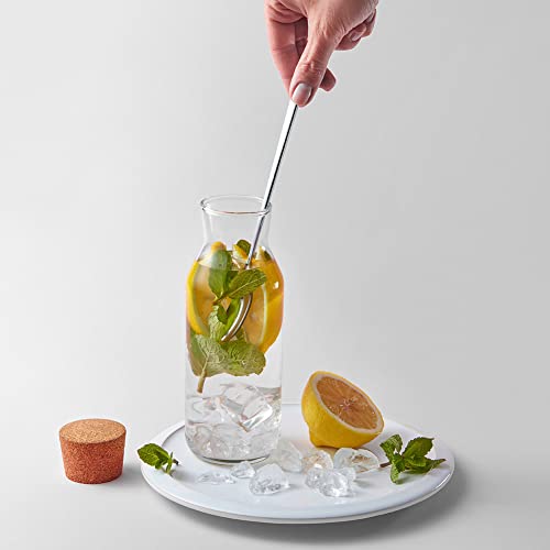 Long Handle Ice Tea Spoons,9.1-Inch Tea Spoons,Coffee Spoon,Ice Cream Spoon,Stainless Steel Cocktail Mixing Spoons For Cold Drink, Set Of 4 #TOP4