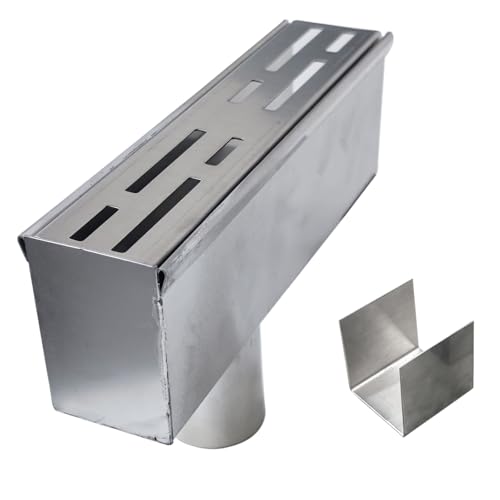 End cap and connectors for pool deck drain channel