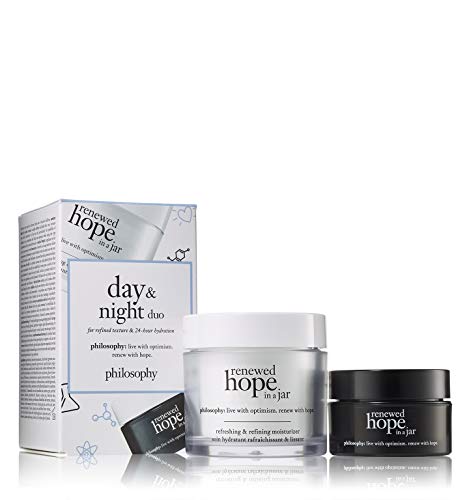 philosophy renewed hope day and night moisturizer set, 2.53 oz