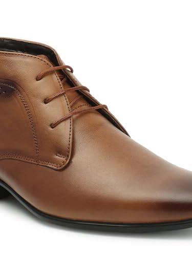 Image of Carlton London Men's Leather Lace-Up Chukka Boots
