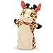 Melissa & Doug Zoo Friends Hand Puppets (Set of 4) - Elephant, Giraffe, Tiger, and Monkey