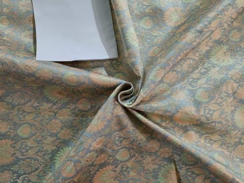 Tissu floral brocart de soie idéal pour confectionner votre robe de cérémonie