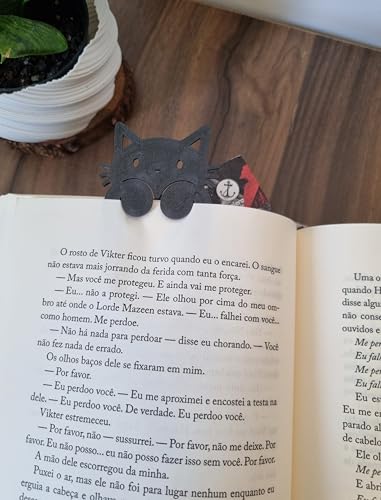 Marcador de Páginas - Gatinho | Impressão 3D | Vieco 3D Store