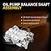 Dasbecan Oil Pump Balance Shaft Assembly Compatible with Hyundai Sonata Kia Optima Sportage 2009-2018 Santa Fe Sport 2013-2018 Replaces# 233002G410 23300-2G410 233002G400 23300-2G400