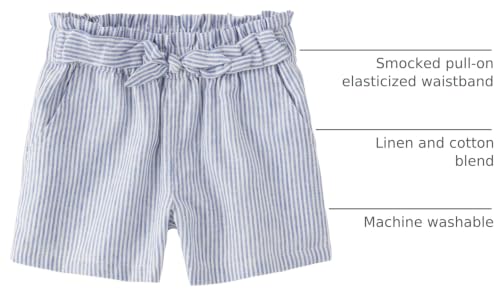 Image of Gymboree Girls and Toddler Tie Front Linen Shorts