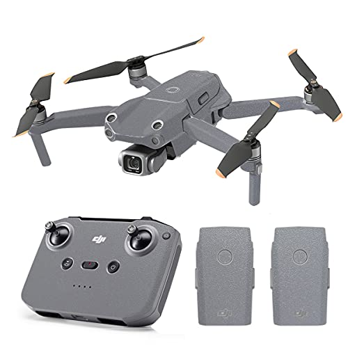 SopiGuard Skin for DJI Mavic Air 2s Precision Vinyl Sticker Full Drone Set + Controller + 3 Battery Skins (Rugged Bedrock Grey)