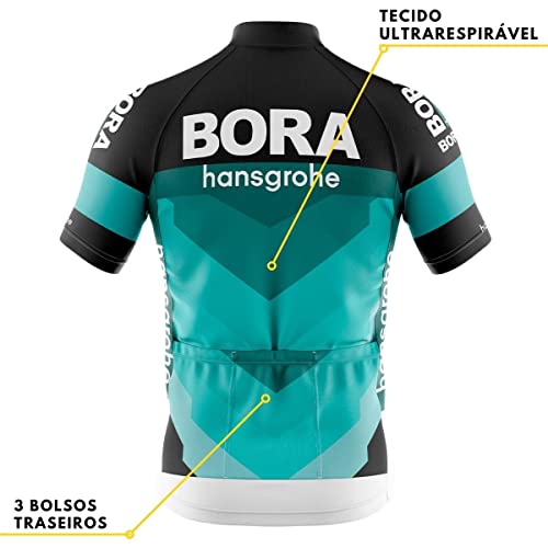 Camisa de Ciclismo Masculina Mountain Bike Bora Manga curta (P)
