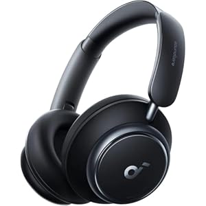 soundcore by Anker Space Q45 Adaptive Noise Cancelling Headphones, Reduce Noise By Up to 98%, Ultra Long 50H Playtime, App Control, Hi-Res Sound with Details, Bluetooth 5.3, Ideal for Traveling