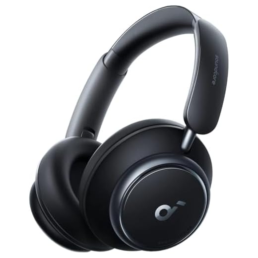 Soundcore Anker Space Q45 Cuffie con Cancellazione Attiva Rumore Adattiva fino al 98%, Riproduzione 50 ore, Controllo app, Suono Wireless LDAC hi-res, Confortevoli, Chiamate Chiare, Bluetooth 5.3