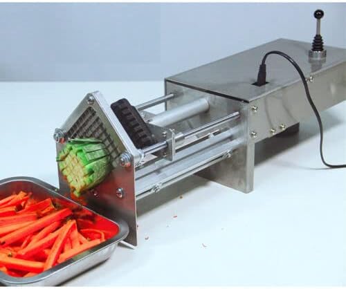 Electric French Fries Cutter Vegetable Fruit Potatos Carrot Strips Slicer 220V