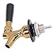 Restokki Draft Beer Faucet Stainless Steel Brass Good Airtightness Adjustable for Bars Restaurants Hotels