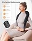 KNQZE® Shiatsu Massagegerät 4D, 2025 Kabellos Nackenmassagegerät mit Wärme, Verbesserte Graphenheizung, 4D Shiatsu Tief knetende Nackenmassage für Nacken, Schulter, Rücken, Geschenke für Frauen Männer