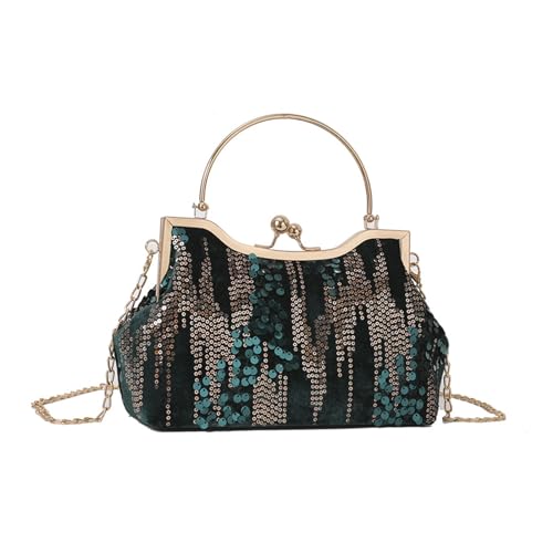 Sac à main à paillettes étincelantes et design raffiné pour soirée de gala