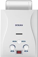 سخان مياه غاز 6 لتر أبيض من اوشين OCEGWH6NGD