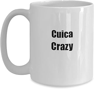 Funny Cuica Crazy Mug Musician Gift Instrument Player Present Coffee Tea Cup Large 15 Oz