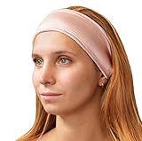 Pure Silk Headbands for Women | Spa Silk Head Band for Washing Face Skincare Women's Hair Glam Headb