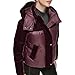Andrew Marc Women's Outerwear puffer,BURGUNDY,MEDIUM