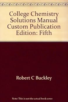 Paperback College Chemistry Solutions Manual, Custom Publication Book