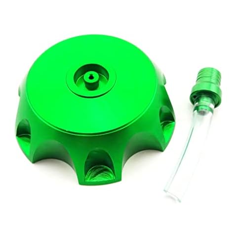 XLYZE Green Aluminum Petrol Gas Fuel Tank Cap Cover for Chinese 50cc 90cc 110cc 125cc 150cc 160cc Pit Dirt Bikes Cover
