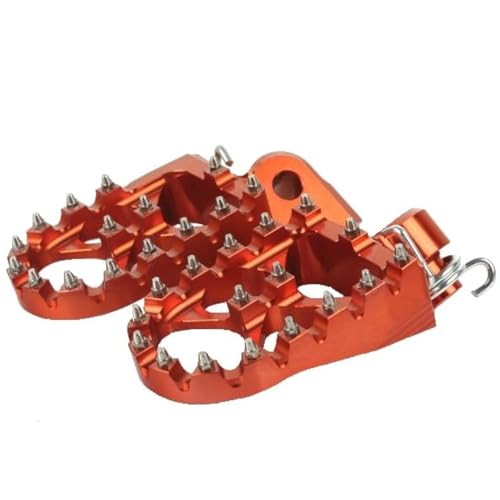 Marchepieds Accossato Orange Ergal 7075 KTM SX pour vos sorties tout-terrain
