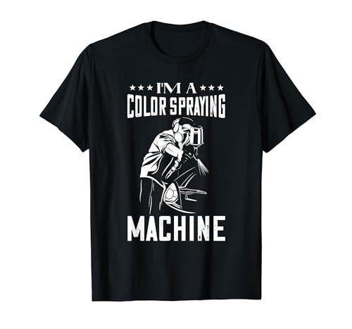 Auto Body Painter Color Spraying Machine Autobody Paint T-Shirt
