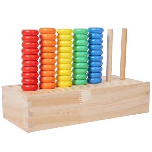 Jouet éducatif en bois d'éveil pour la motricité des tout-petits
