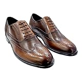 Marié shoes - Zapatos DE Vestir Hombre Blucher Oxford Bicolor Cuero - 45, Cuero