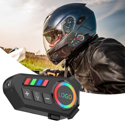 Intercomunicador de motocicleta con asistente de voz para casco 2