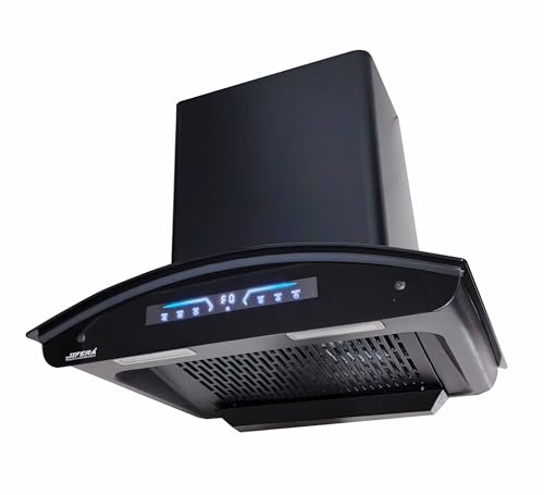 Image of Brio 60 DI | MS Steel Kitchen Chimney | Autoclean Chimney | Black Powder Coated | 1450 CMH