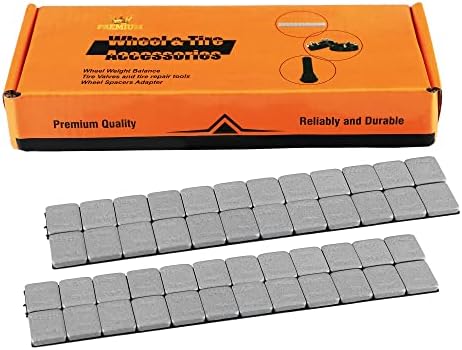 PROEZE Wheel Weights Gray 1/4oz, 72 oz/Box,0.25 Ounce Stick on Wheel Weights for Cars, Trucks, SUVs, Motorcycle and Others